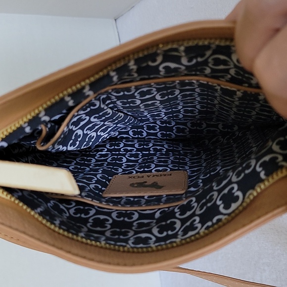 Emma Fox yellow/tan leather crossbody handbag - Picture 14 of 16